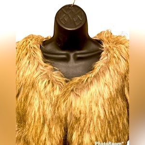 Jennifer Lopes Faux Fur Vest